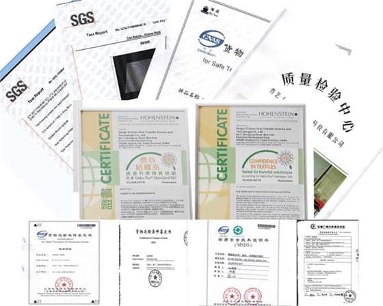 青藝燙畫通過最嚴格環(huán)保認證